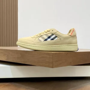 Burberry Leather and Check Terrace Sneakers​ - RBB04