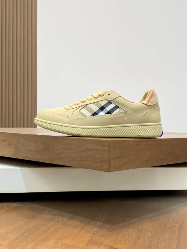 Burberry Leather and Check Terrace Sneakers​ - RBB04