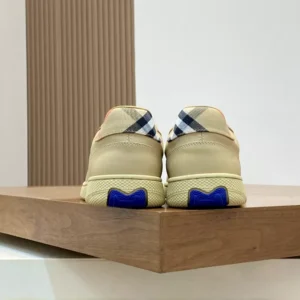 Burberry Leather and Check Terrace Sneakers​ - RBB04