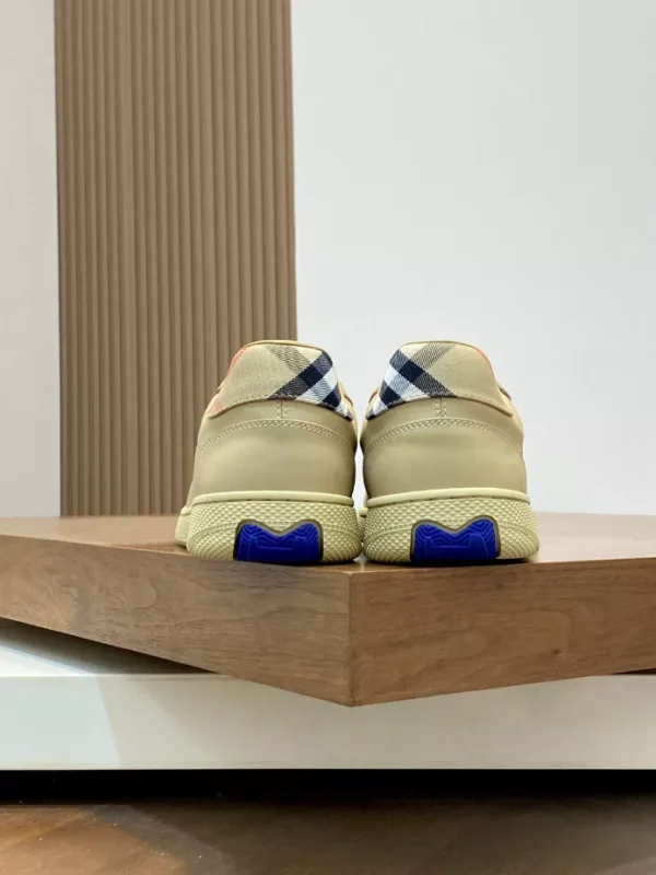 Burberry Leather and Check Terrace Sneakers​ - RBB04