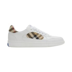 Burberry Leather and Check Terrace Sneakers​ - RBB05