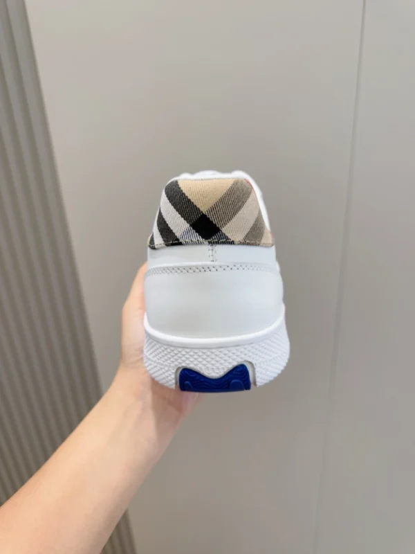 Burberry Leather and Check Terrace Sneakers​ - RBB05