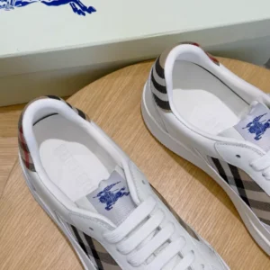 Burberry Leather and Check Terrace Sneakers​ - RBB05