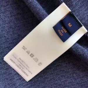 LV Damier Short-Sleeved Crewneck With LV Crystal Patch - LRT69