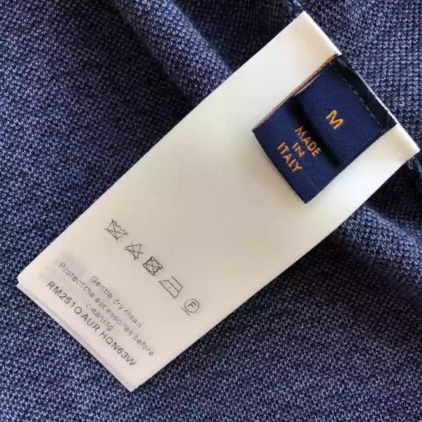 LV Damier Short-Sleeved Crewneck With LV Crystal Patch - LRT69