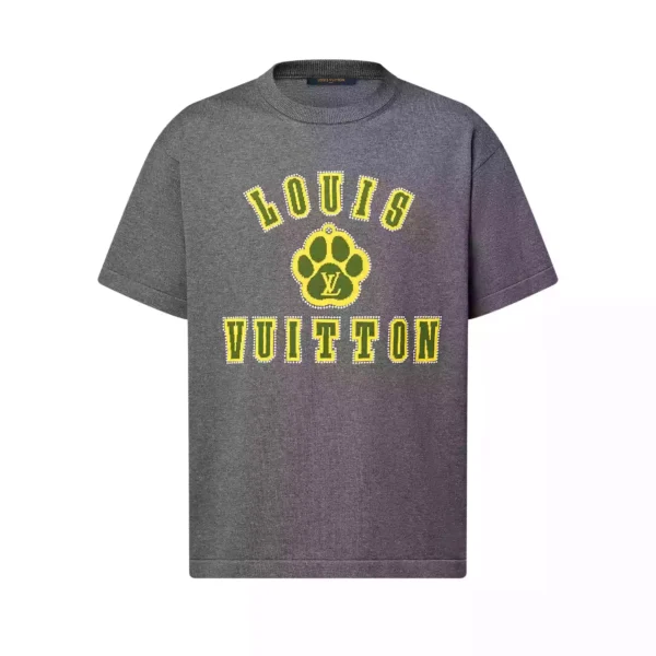 LV Embellished Short-Sleeved Cotton Crewneck - LRT62