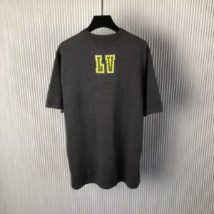 LV Embellished Short-Sleeved Cotton Crewneck - LRT62