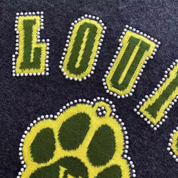 LV Embellished Short-Sleeved Cotton Crewneck - LRT62