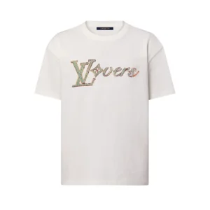 LV Embroidered Short-Sleeved T-Shirt - LRT65