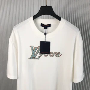 LV Embroidered Short-Sleeved T-Shirt - LRT65