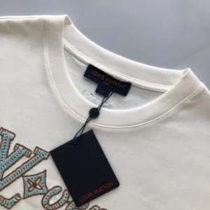 LV Embroidered Short-Sleeved T-Shirt - LRT65