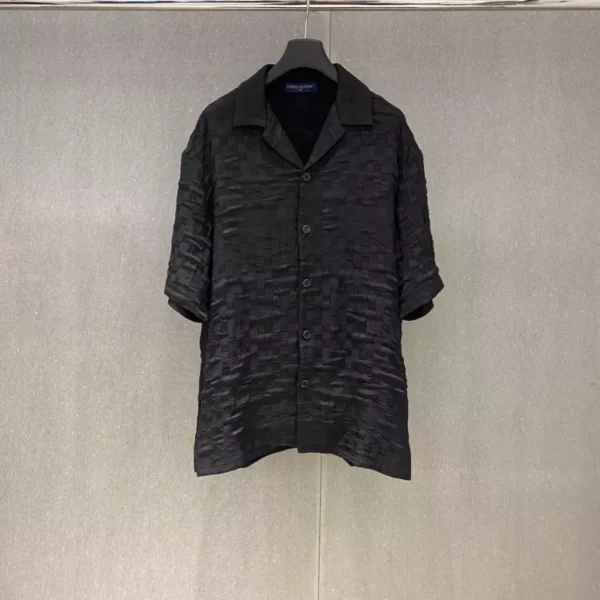 LV Graphic Jacquard Short-Sleeved Shirt - LRT58