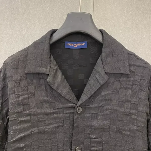 LV Graphic Jacquard Short-Sleeved Shirt - LRT58