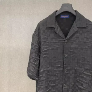 LV Graphic Jacquard Short-Sleeved Shirt - LRT58