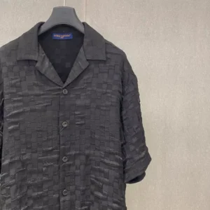 LV Graphic Jacquard Short-Sleeved Shirt - LRT58