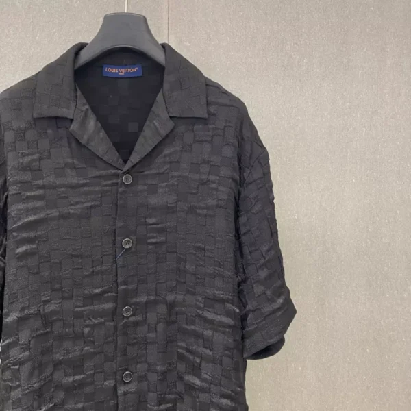 LV Graphic Jacquard Short-Sleeved Shirt - LRT58
