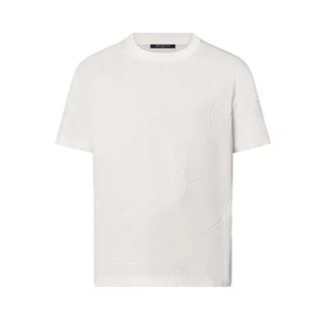 LV Monogram Embroidered Cotton T-Shirt - LRT64