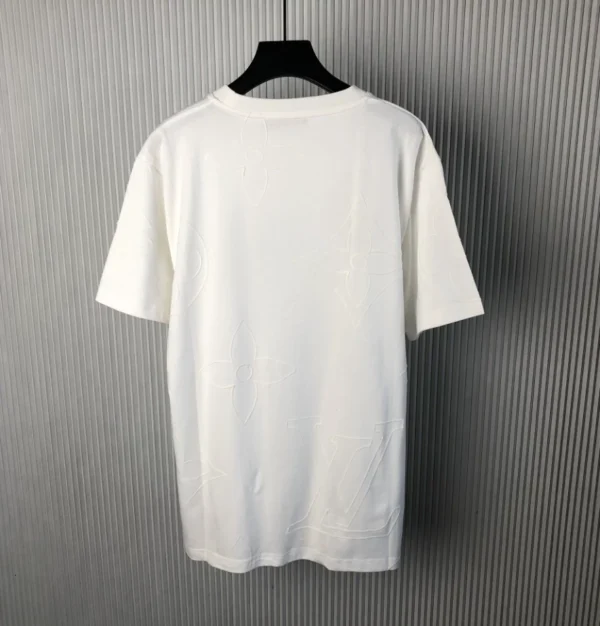 LV Monogram Embroidered Cotton T-Shirt - LRT64