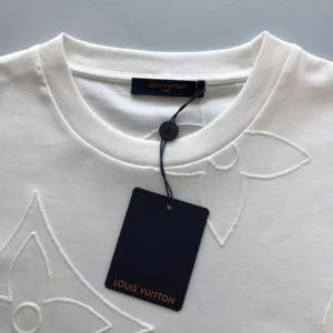 LV Monogram Embroidered Cotton T-Shirt - LRT64
