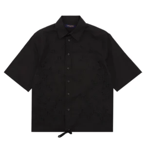 LV Monogram Flowers Embroidered Short-Sleeved Shirt - LRT56
