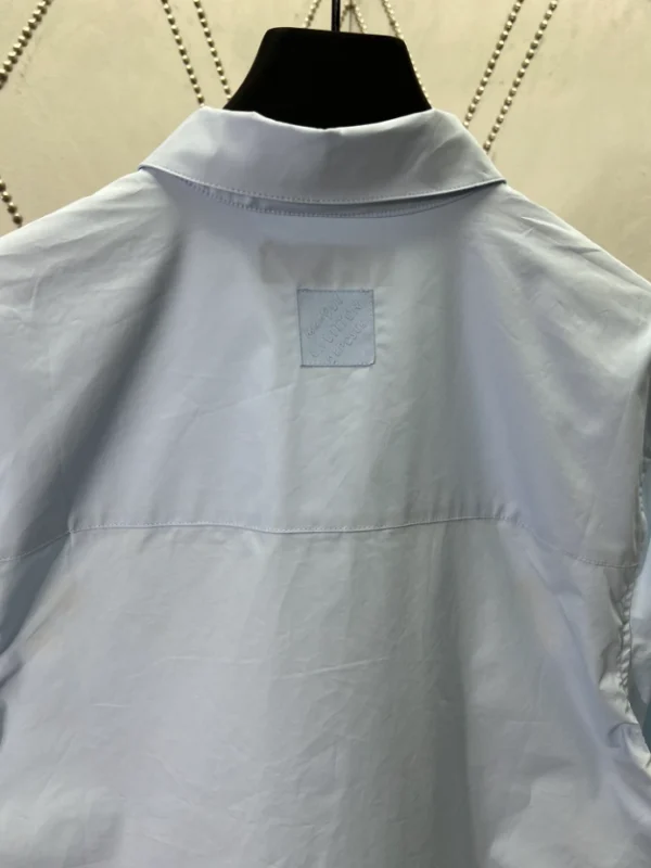LV Monogram Flowers Embroidered Short-Sleeved Shirt - LRT57