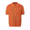 LV Monogram Pointelle Short-Sleeved Cotton Shirt - LRT59
