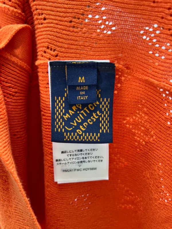 LV Monogram Pointelle Short-Sleeved Cotton Shirt - LRT59