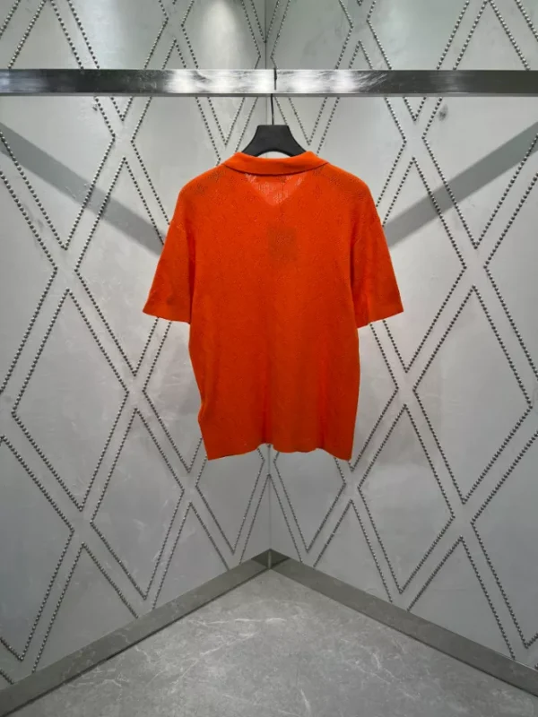 LV Monogram Pointelle Short-Sleeved Cotton Shirt - LRT59