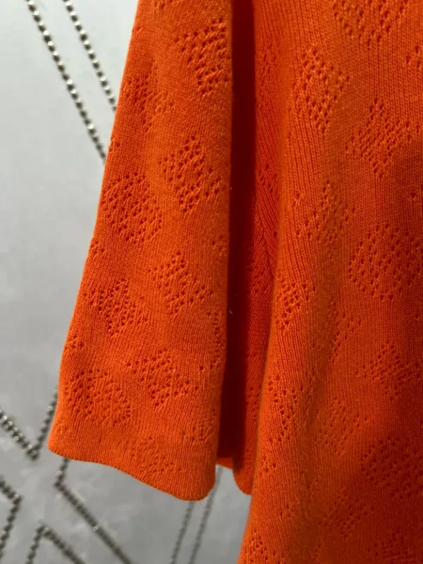 LV Monogram Pointelle Short-Sleeved Cotton Shirt - LRT59