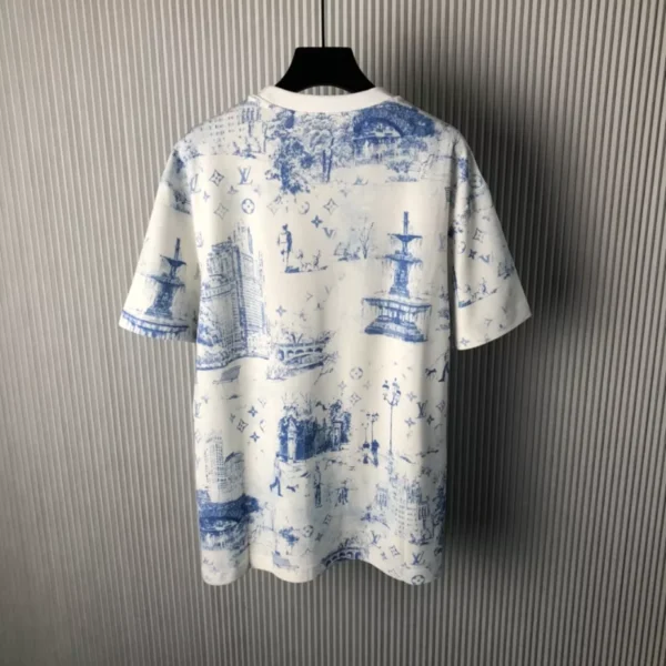 LV Printed Cotton Pique T-Shirt - LRT63