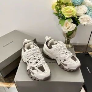 Balenciaga Track Sneakers White Brown - RBS109
