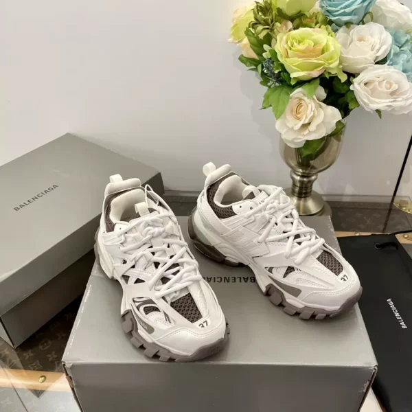 Balenciaga Track Sneakers White Brown - RBS109