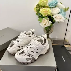 Balenciaga Track Sneakers White Brown - RBS109