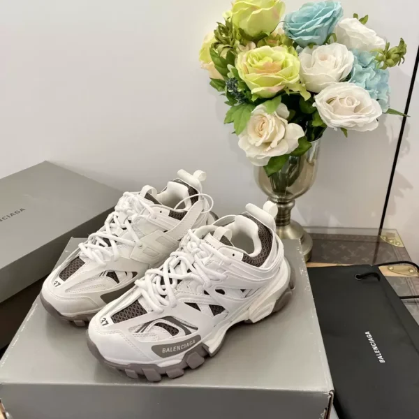 Balenciaga Track Sneakers White Brown - RBS109