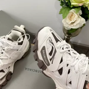 Balenciaga Track Sneakers White Brown - RBS109