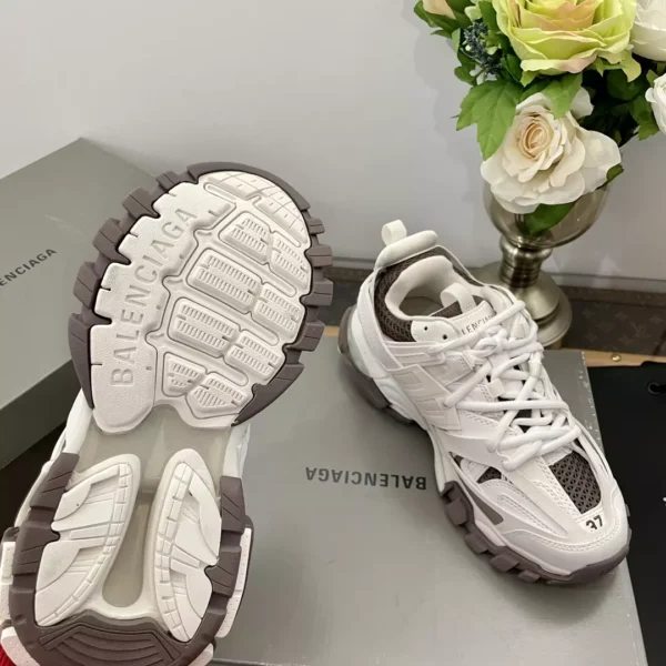 Balenciaga Track Sneakers White Brown - RBS109