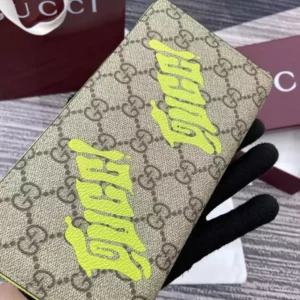 GG Monogram Zip Around Wallet With Print - RW13
