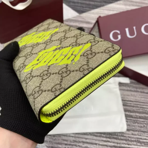 GG Monogram Zip Around Wallet With Print - RW13