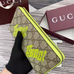 GG Monogram Zip Around Wallet With Print - RW13