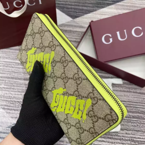 GG Monogram Zip Around Wallet With Print - RW13
