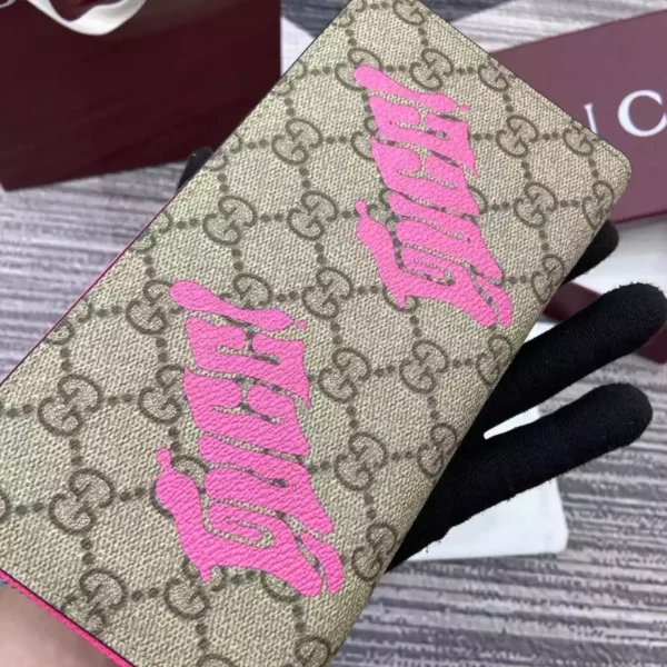 GG Monogram Zip Around Wallet With Print - RW14