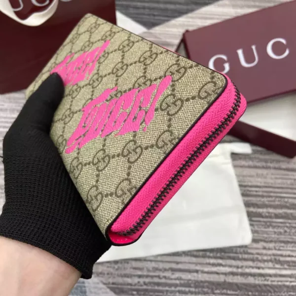 GG Monogram Zip Around Wallet With Print - RW14