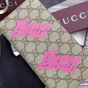 GG Monogram Zip Around Wallet With Print - RW14