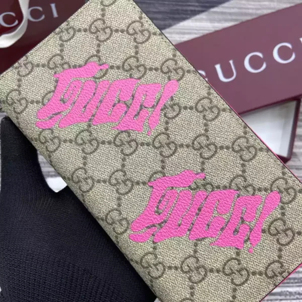 GG Monogram Zip Around Wallet With Print - RW14