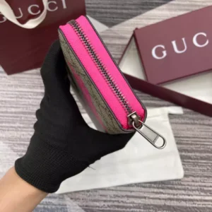 GG Monogram Zip Around Wallet With Print - RW14