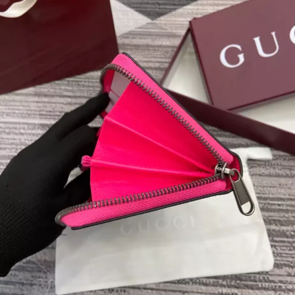 GG Monogram Zip Around Wallet With Print - RW14