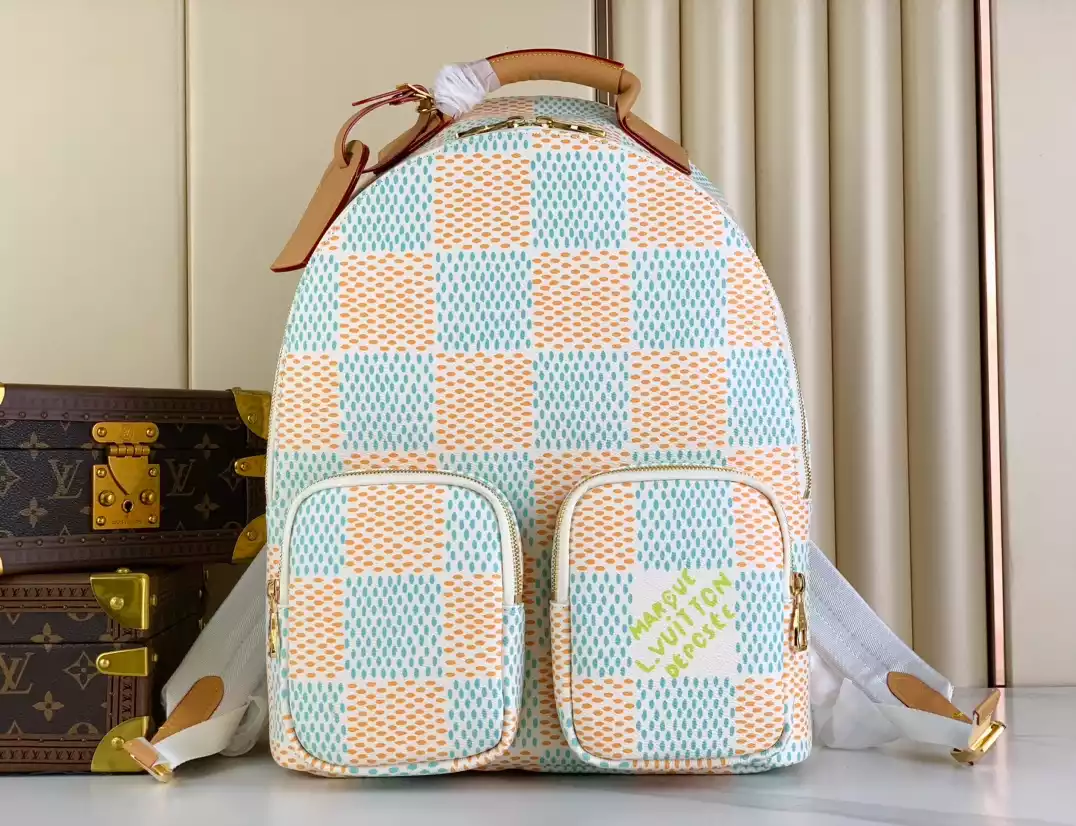 LV Backpack Multipocket White Damier Heritage Canvas N40735 - RBV92