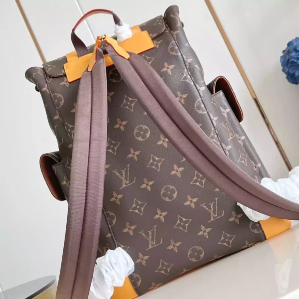 LV Christopher MM Backpack Brown Monogram Calf Leather M14038 - RBV100