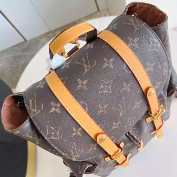 LV Christopher MM Backpack Brown Monogram Calf Leather M14038 - RBV100