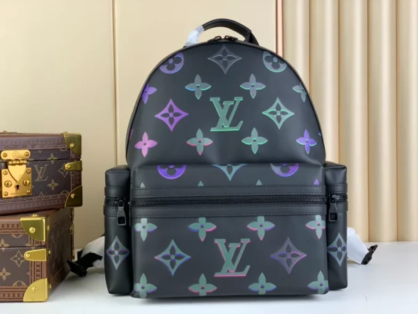 LV Comet Calf Leather Backpack in Black M22488 - RBV95